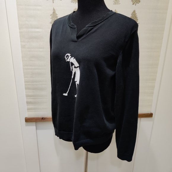 Liz Claiborne - Liz Golf knit sweater - LG - Picture 6 of 10